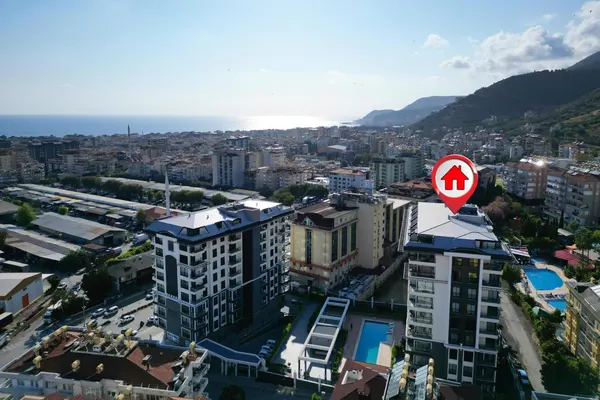 Zdjęcie: Umeblowany apartament 1+1 w Royal Towers, Kleopatra, Alanya, Kleopatra (7)