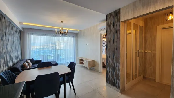 Fotografie: Apartament mobilat 1+1 în complexul Eco Blue Residence, Kargıcak, Kargicak (3)