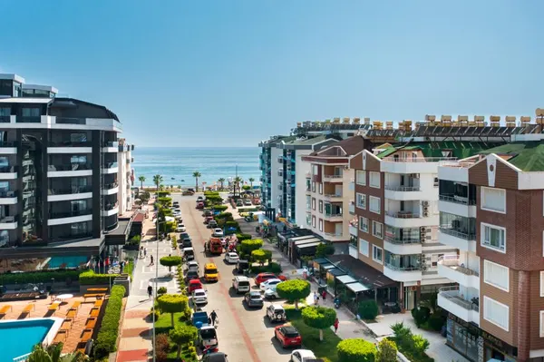 Möblierte 2+1 Wohnung in Demirağ Elite, Obağöl, 150 m zum Meer, Oba