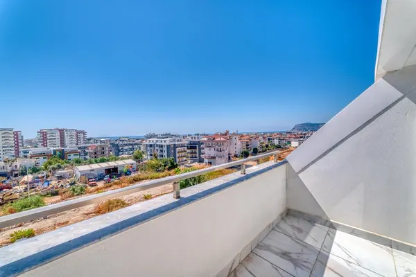 Zdjęcie: Umeblowany dwupoziomowy apartament 3+1 w Modern Residence Oba, widok na morze i zamek, Oba (2)