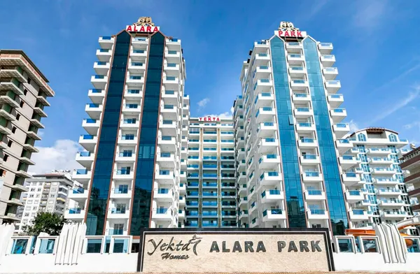 3+1 apartment in Yekta Alara Park with sea view, Mahmutlar, Mahmutlar