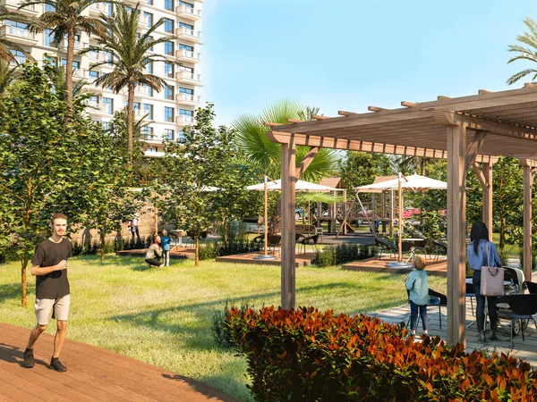 Apartament 2+1 în complexul Exodus Resort Comfort, Alanya, Mahmutlar
