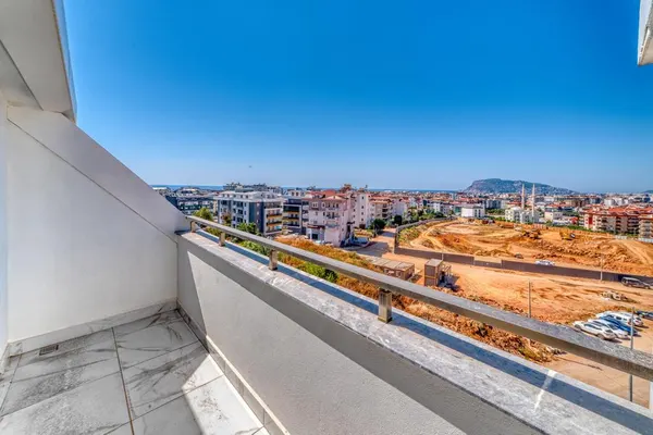 Zdjęcie: Umeblowany dwupoziomowy apartament 3+1 w Modern Residence Oba, widok na morze i zamek, Oba (3)