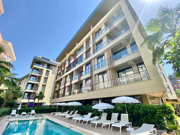 Umeblowane mieszkanie 1+1 w kompleksie TSI Square Light, Alanya, Hacet, Hacet
