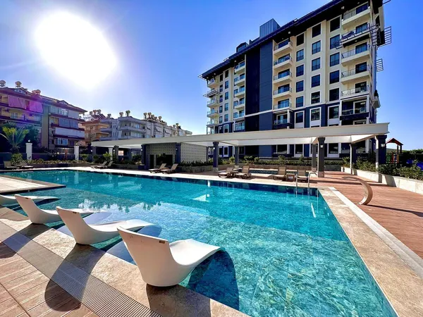 Zdjęcie: Umeblowane mieszkanie 2+1 w Royal Towers, Kleopatra Alanya, Alanya Center (14)