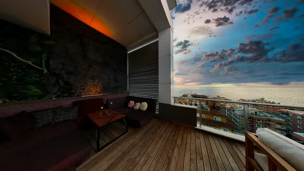 Фото объекта: Триплекс 3+2 в Çakır Residence, Махмутлар, Аланья — у моря, Махмутлар (2)