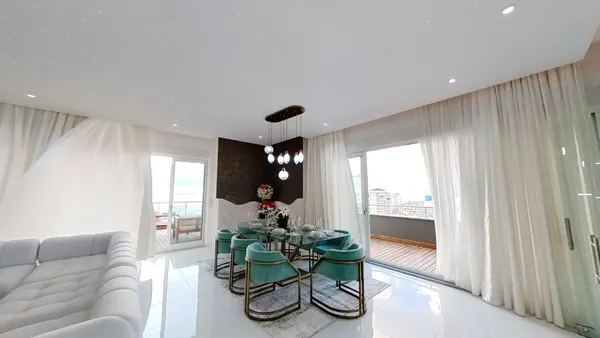 تصویر: تریپلکس ۳+۲ در مجتمع Çakır Residence، محمودلار, Mahmutlar (10)
