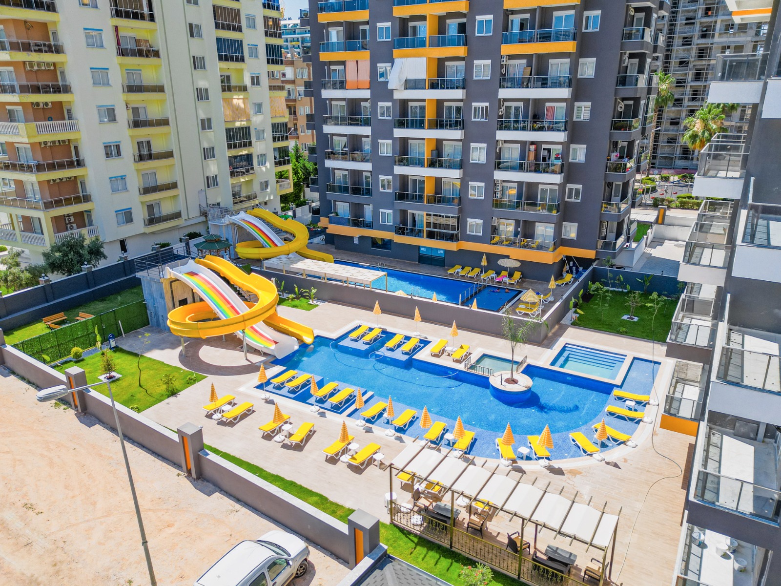Kohteen valokuva: Ylellinen 2+1 huoneisto merinäköalalla Novita Deluxe Residencessa, Mahmutlar (11)