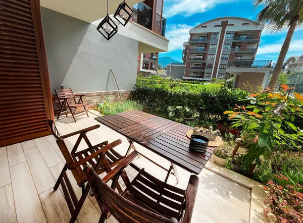 Fotografie: Duplex spațios cu grădină 2+1 în complexul Yeşilbahçe Konakları din Oba, Oba (2)