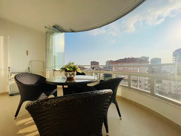 Apartament mobilat 2+1 cu vedere la mare în Cikcilli, Cikcilli