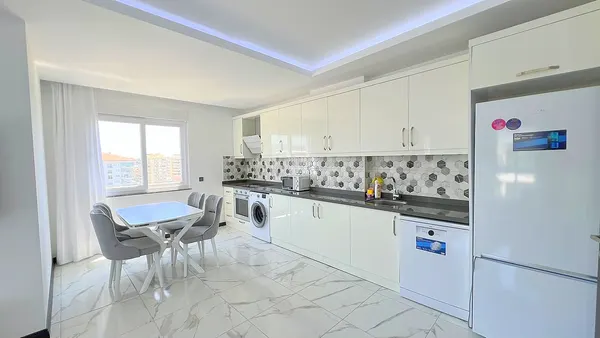 صورة: شقة 2+1 مفروشة بالكامل مع إطلالة على البحر في Novita Deluxe Residence, Oba (14)