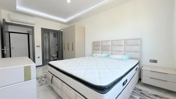 صورة: شقة 2+1 مفروشة بالكامل مع إطلالة على البحر في Novita Deluxe Residence, Oba (9)
