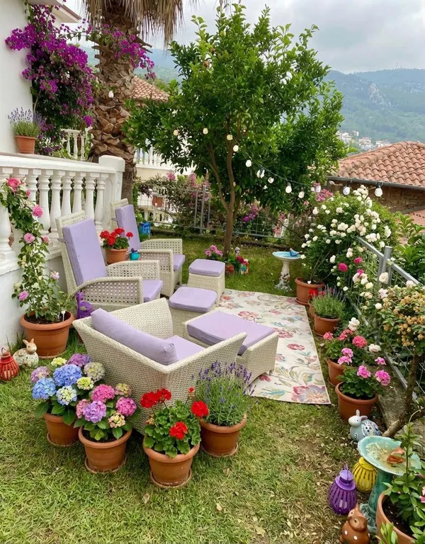 Foto av objektet: Rymlig möblerad 3+1 villa i Tepe Villa Resort, Alanya, Sugözü (14)