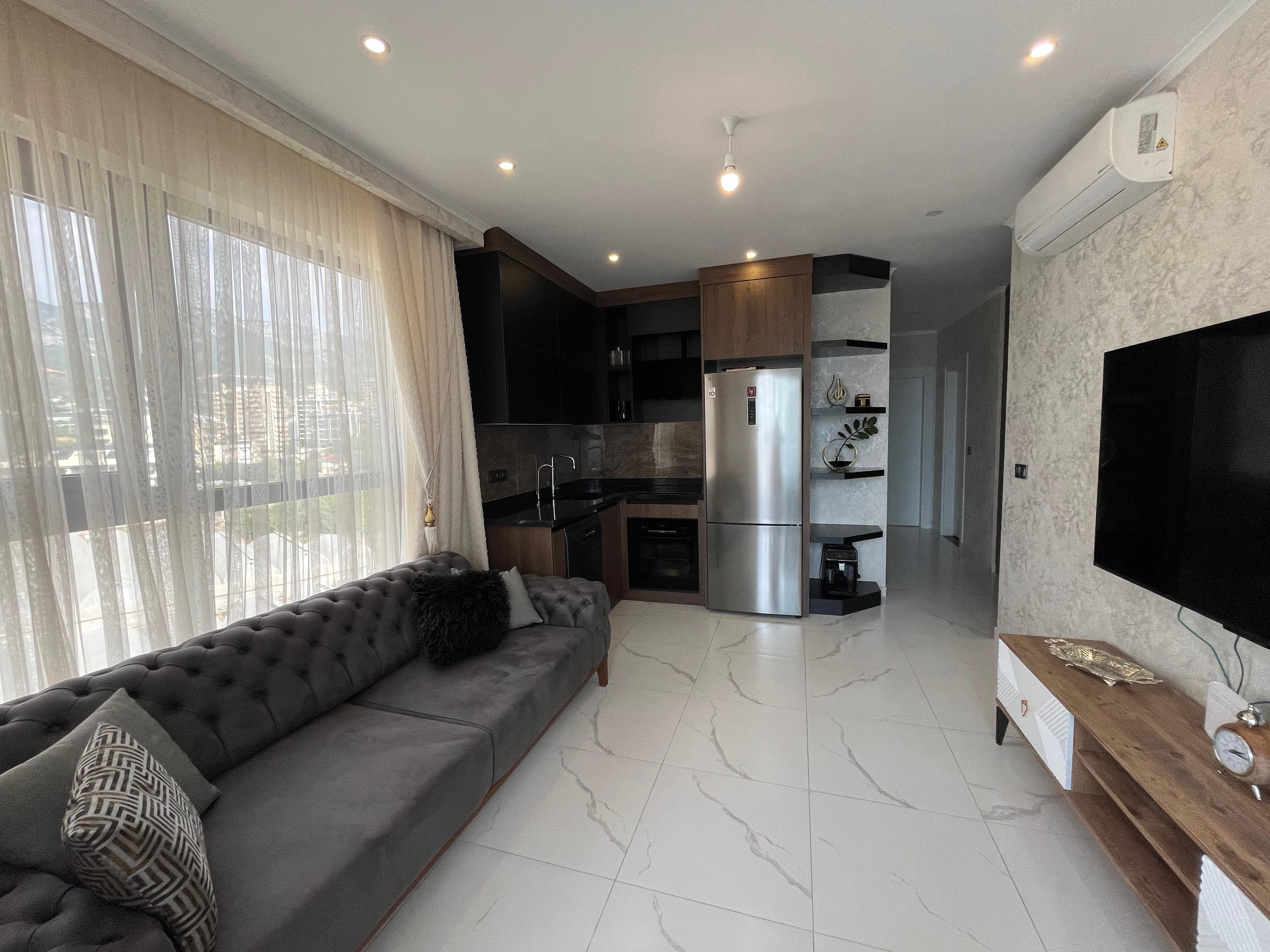 Fotografie: Apartament 2+1 cu vedere la mare în Travok Tower, Mahmutlar, Mahmutlar (8)