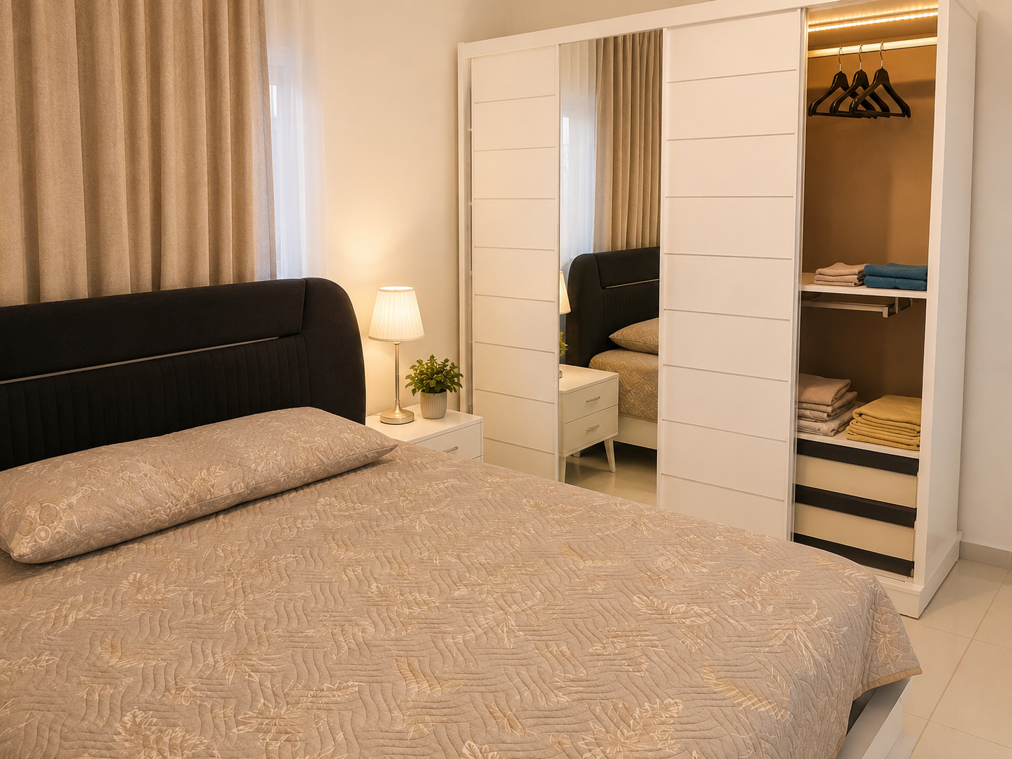 Foto av objektet: Möblerad 1+1 lägenhet till salu i komplexet Blue Bay, Dinek, Alanya, Dinek (10)