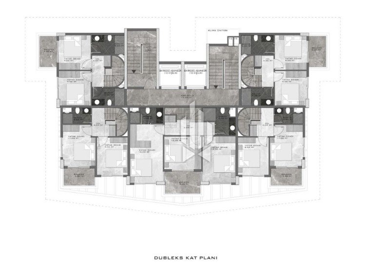 Трёхспальные апартаменты в новом проекте эко-района, Авсаллар 18