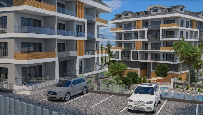 Большая квартира с тремя спальнями и отдельной кухней, Центр Алании