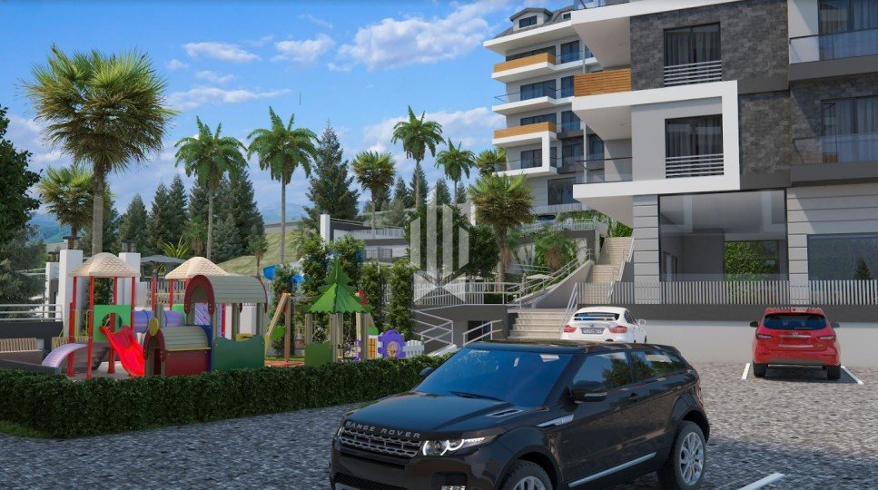 Comfortable penthouse for a large family in a new project, Alanya Center 2