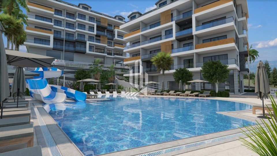Comfortable penthouse for a large family in a new project, Alanya Center 4