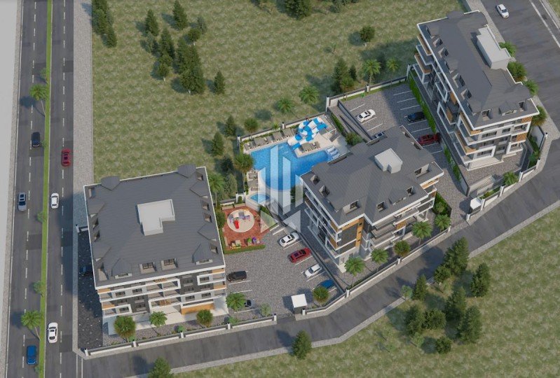 Comfortable penthouse for a large family in a new project, Alanya Center 5