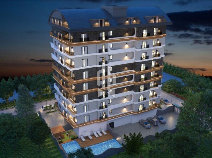 Большая квартира на двух уровнях в новом проекте, Махмутлар 2
