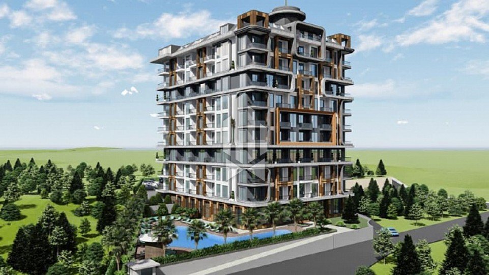View penthouse in a luxury complex, Tosmur 2