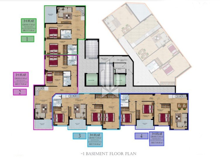 Просторные апартаменты на двух уровнях в новом проекте, Махмутлар 9