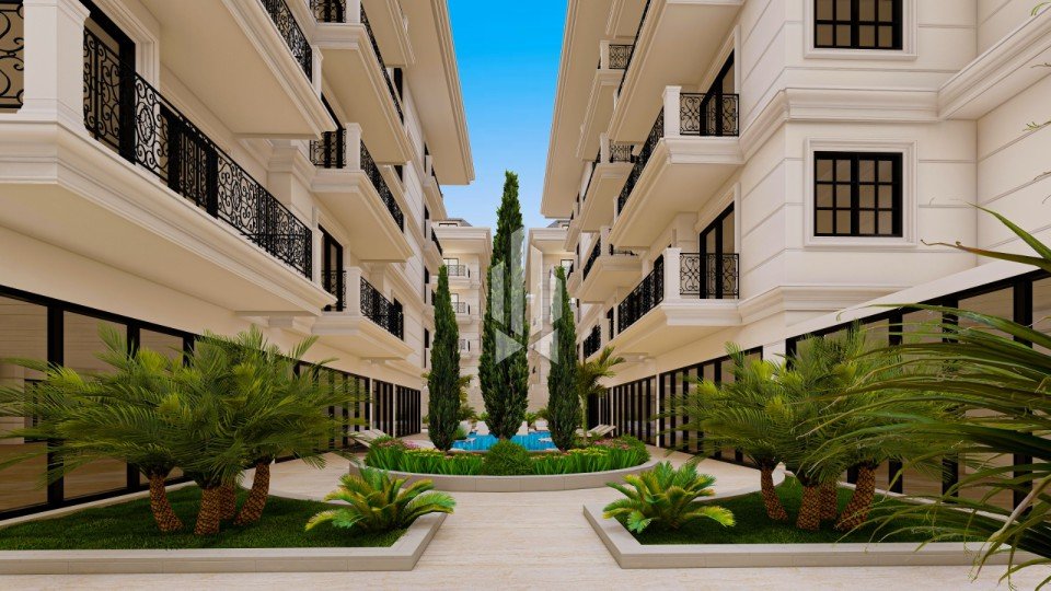 Апартаменты в комплексе рядом с пляжем Клеопатры, Центр Алании 1