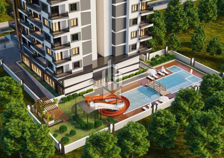 Rational layout apartment in a prestigious residential complex, Mahmutlar 1
