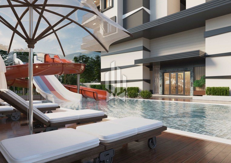 Penthouse in a prestigious complex on the first line, Mahmutlar 5
