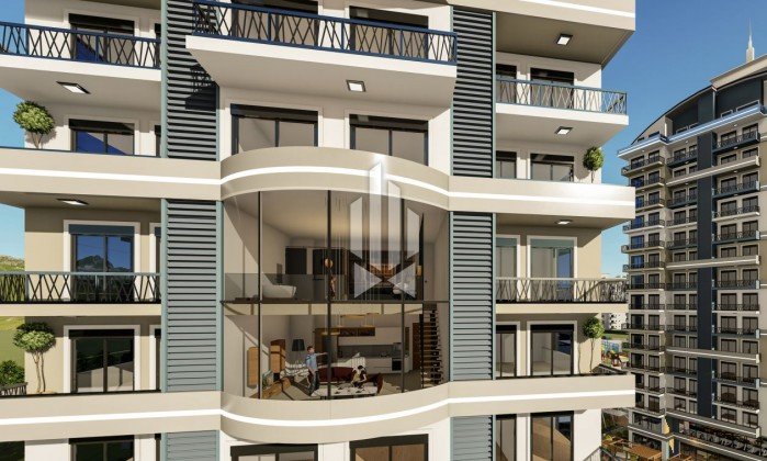 Ультрамодные апартаменты в стиле лофт, Махмутлар