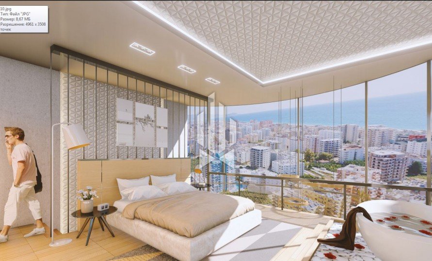View penthouse in an exclusive residential complex, Mahmutlar 8