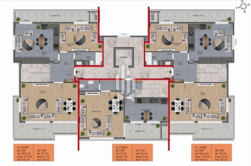 Двухспальные апартаменты в новейшем проекте, Оба 11