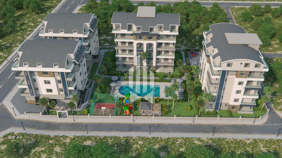 Optimally equipped apartments in a residential complex, Oba 16