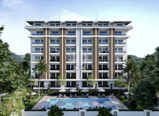 Трёхспальные апартаменты с отдельной кухней, Газипаша