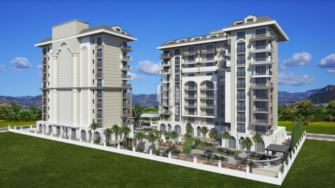 Apartment with two comfortable bedrooms, Alanya Center