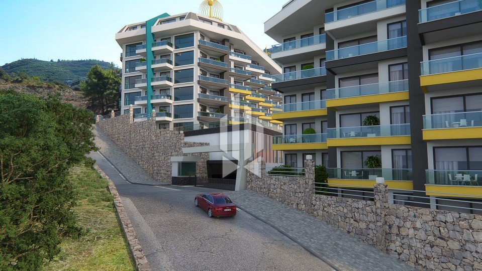 Penthouse in a premium residential complex, Kargicak 1