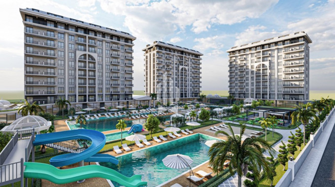 Двухспальные апартаменты в новом комплексе, Демирташ