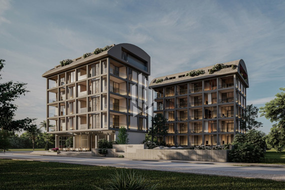 Пентхаус с двумя спальнями в живописном районе Каргыджак