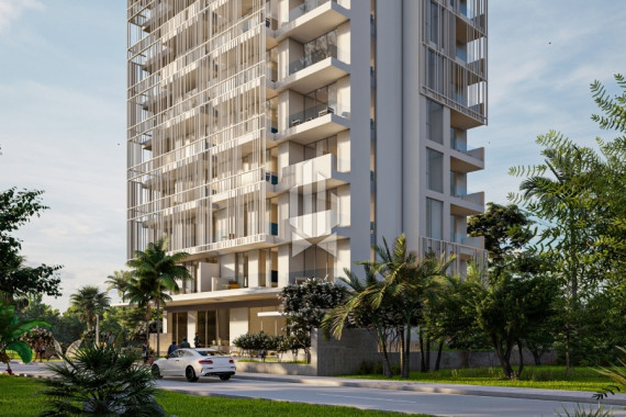 Duplex apartments on the top floors in an elegant new complex, Mahmutlar