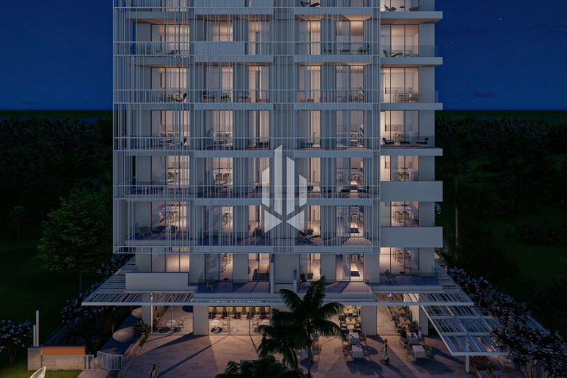Двухуровневые апартаменты на верхних этажах в изящном новом комплексе, Махмутлар 20