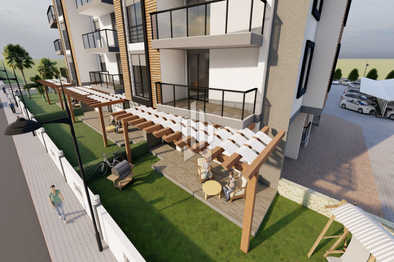 Трехспальные апартаменты в новом комплексе с восхитительной садово-парковой зоной, Газипаша 4