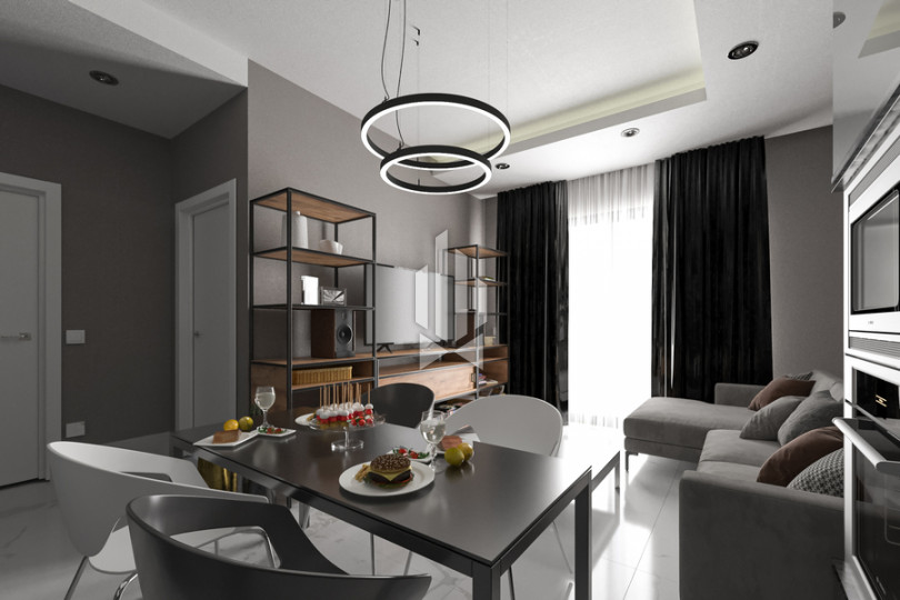 Magnificent two-bed apartment in a premium complex, Mahmutlar 9