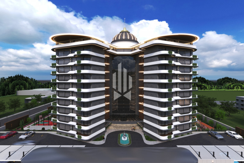 Потрясающие двуспальные апартаменты в элитном комплексе, Газипаша 1