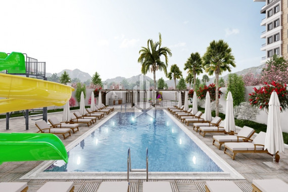 Пентхаус с двумя шикарными спальнями в первоклассном комплексе , Демирташ