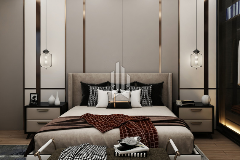Элитные апартаменты с двумя великолепными спальнями в комплексе оригинального дизайна, Махмутлар 20