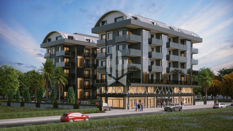 Comfort apartments in a new project near the sea, Kargicak 1