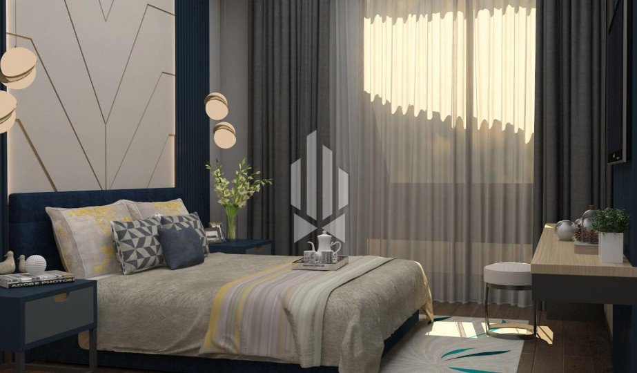 Rational layout apartment in a luxury complex by the sea, Alanya Center 8