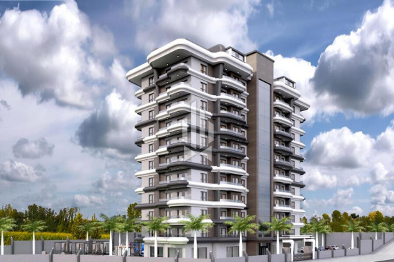 Видовой пентхаус с четырьмя спальнями в престижном комплексе, Авсаллар