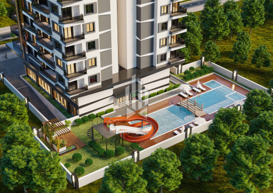 Престижные апартаменты модной планировки в шикарном жилом комплексе, Махмутлар